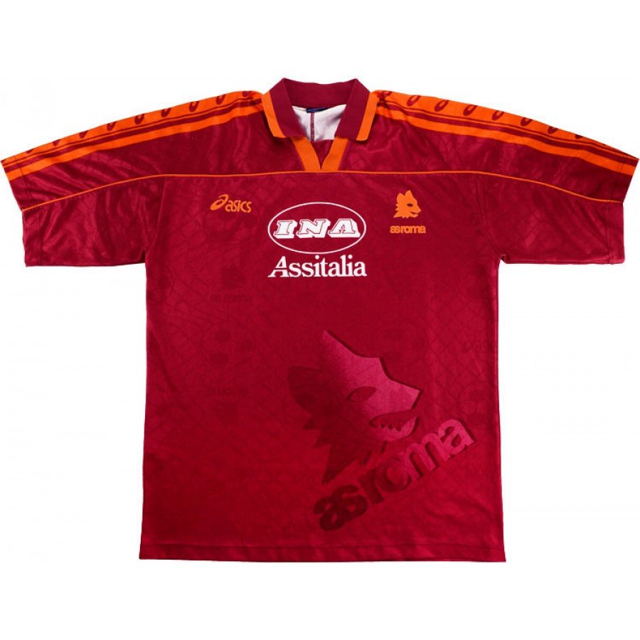 Klubai Store - Camisa I Roma retro 1995 1996 Asics